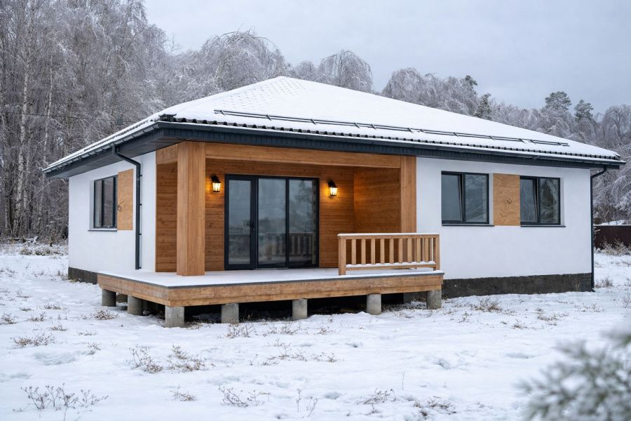 Проект дома из керамического блока «Агат»