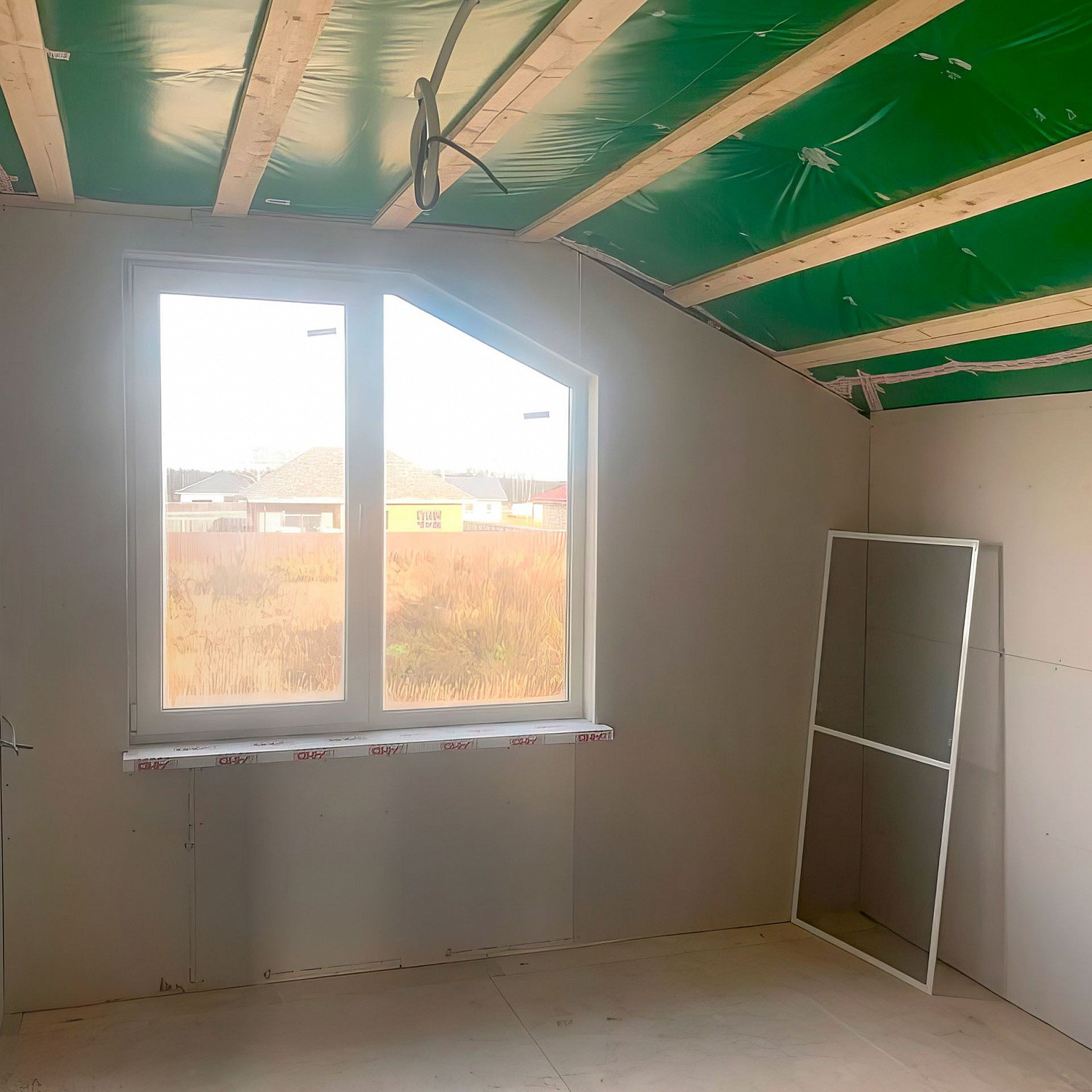 Каркасный барнхаус с патио 13 м2
