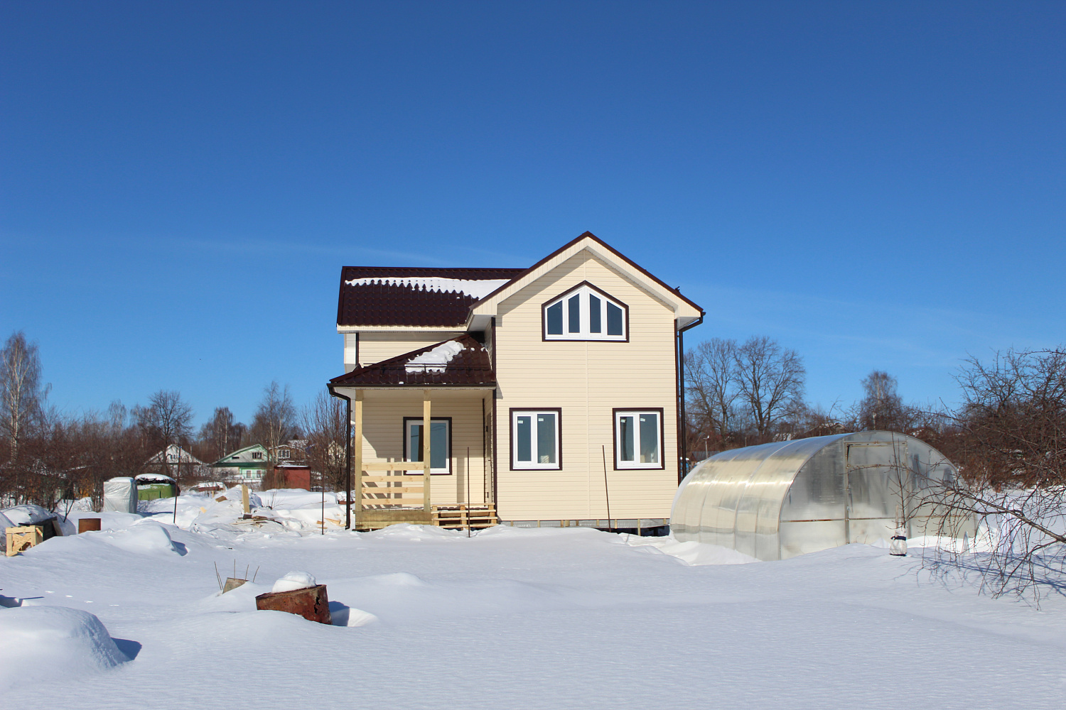 Каркасный дом в городе Чкаловске