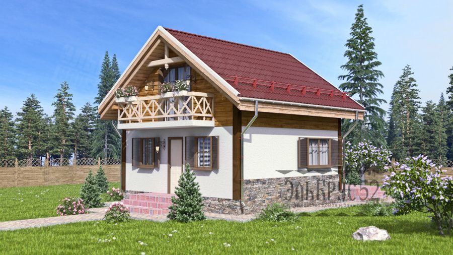 Проект комбинированного дома «Королевский»