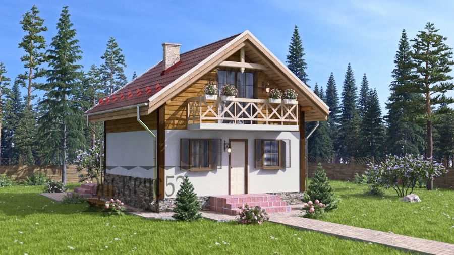 Проект комбинированного дома «Королевский»